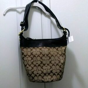 NWT Vintage Signature Logo Bleeker duffel bag by Coach